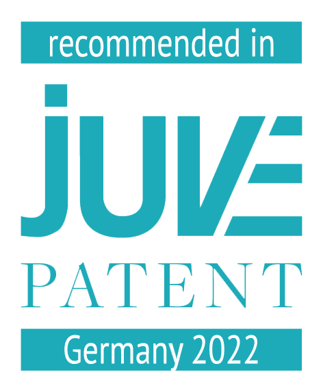 JUVE Patent recommended in 2022 Germany